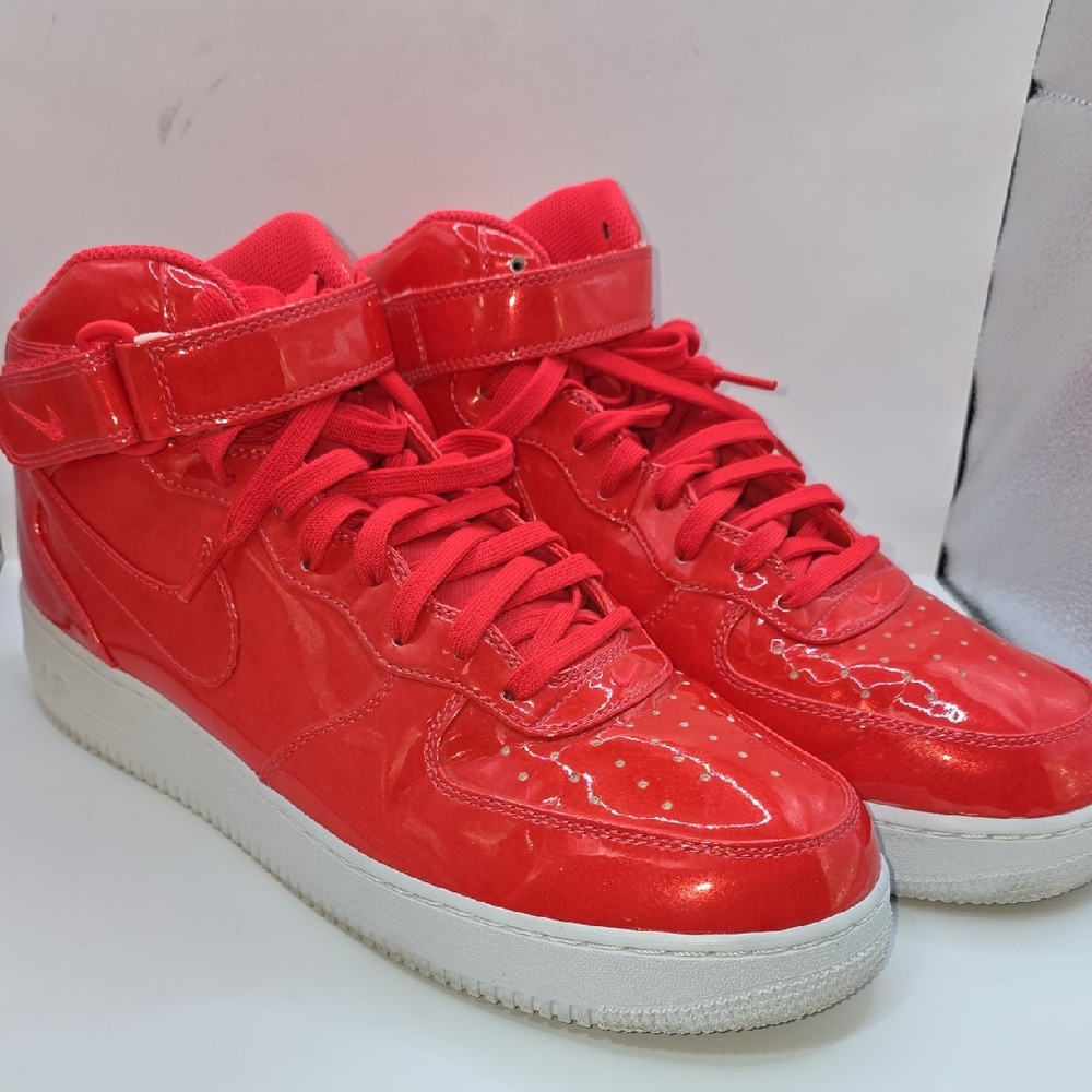 Nike Nike Air Force 1 Mid '07 LV8 UV Mens Shoes, Size 12, Siren Red, AO0702-600 - Picture 1 of 10
